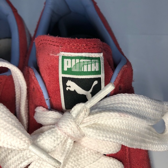 ⬇️ Puma Classic Suede Ribbon Red-Purple Style - Picture 4 of 11
